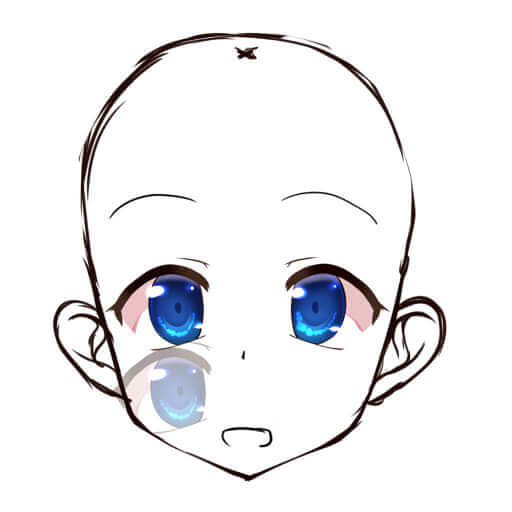 イラストの顔の描き方ってどう描くんだ イラスト初心者必見 女の子がかわいく見えるコツ 解説画像４０枚以上 め ぷるしろっぷ